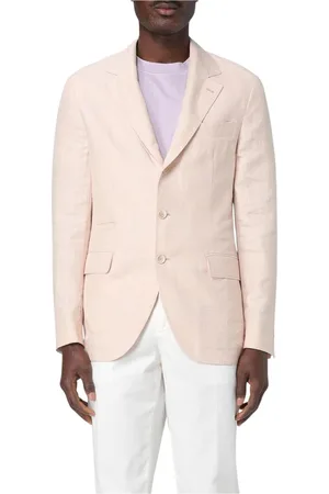 Brunello Cucinelli Homme, Vestes, Rose, Taille: S Veste Rose de Luxe Sur Mesure
