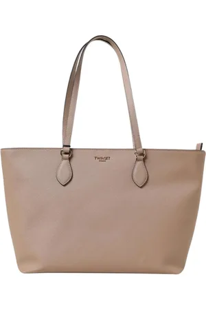 Twin-Set Femme, Sacs, Brun, Taille: ONE Size Sac Fourre-Tout Élégant avec Design en Corde