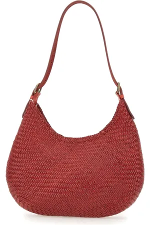 Dragon Diffusion Femme, Sacs, Rouge, Taille: ONE Size Sac à bandoulière en cuir rouge Luna Mezza