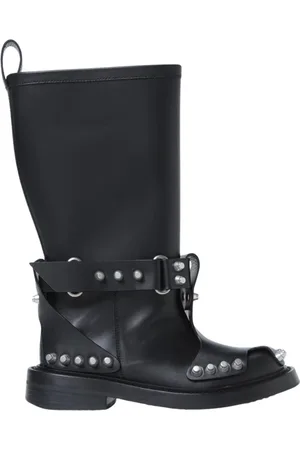 Alexander Wang Femme, Chaussures, Noir, Taille: 38 EU Bottes en Cuir Cloutées