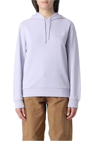 A.P.C. Femme, Sweatshirts et sweats à capuche, Violet, Taille: 42 FR Sweat Confortable Lilas
