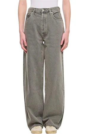 AGOLDE Femme, Jeans, Gris, Taille: W24 Jean Large Gris