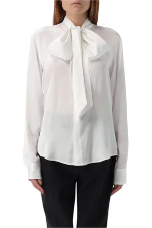 Dsquared2 Femme, Blouses et Chemises, Blanc, Taille: 38 FR Chemise Blanche Élégante pour Femme