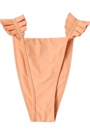 Andrea Iyamah Femme, Maillots de bain, Rose, Taille: 36 FR Bas de Bikini à Volants Rose