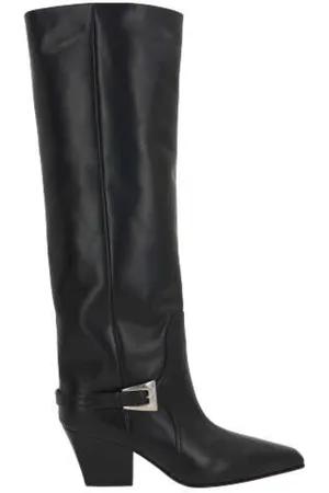PARIS TEXAS Femme, Chaussures, Noir, Taille: 36 EU Bottes à Enfiler avec Bride Décorative