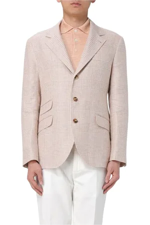 Brunello Cucinelli Homme, Vestes, , Taille: M Single-Breasted Blazer