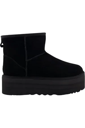 UGG Femme, Chaussures, Noir, Taille: 40 EU Bottines plateforme mini classiques