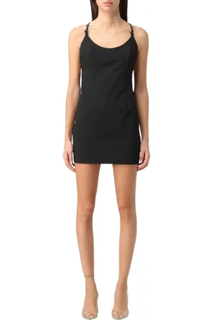 Heron Preston Femme, Robes, Noir, Taille: 34 FR Mini Robe avec Bretelles Barbelées