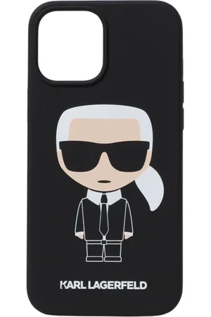 Karl Lagerfeld Homme, Accessoires, Noir, Taille: ONE Size Coque iPhone protectrice