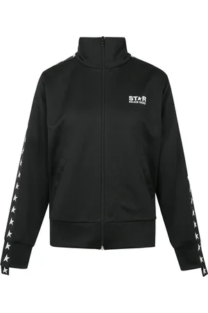 Golden Goose Femme, Sweatshirts et sweats à capuche, Noir, Taille: 40 FR Sweat à zip et étoiles