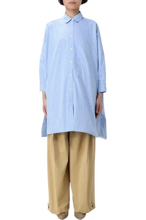 Jil Sander Femme, Robes, Bleu, Taille: 34 FR Chemise Designer Bleue Sophistiquée
