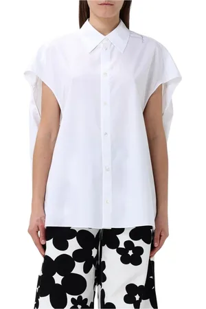 Marni Femme, Blouses et Chemises, Blanc, Taille: 38 FR Chemise Blanche Chic à Col