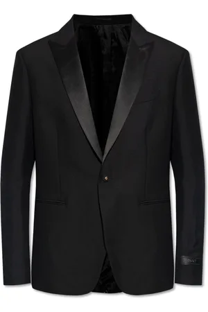 VERSACE Homme, Vestes, Noir, Taille: L Blazer en laine