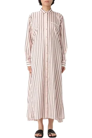 FORTE FORTE Femme, Robes, Rose, Taille: 36 FR Robe Maxi Rayée Rose