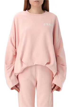 Pinko Femme, Sweatshirts et sweats à capuche, Rose, Taille: 40 FR Ensemble SweaT-shirt à Manches Longues Élégant