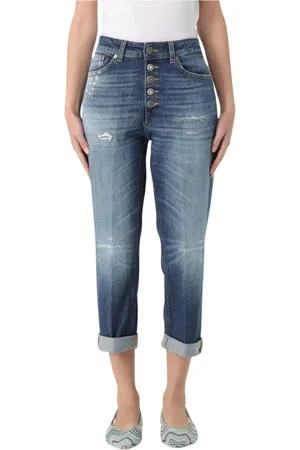 Dondup Femme, Jeans, Bleu, Taille: W30 Jean Boyfriend Bleu