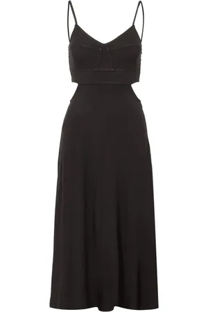 Michael Kors Femme, Robes, Noir, Taille: 42 FR Robe midi
