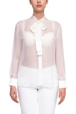 Dolce & Gabbana Femme, Blouses et Chemises, Blanc, Taille: 38 FR Chemise Blanche Optique Femme
