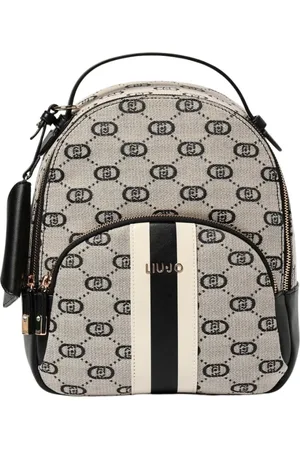 Liu Jo Femme, Sacs, Multicolore, Taille: ONE Size Sac à Dos Mini en Toile Élégant Noir