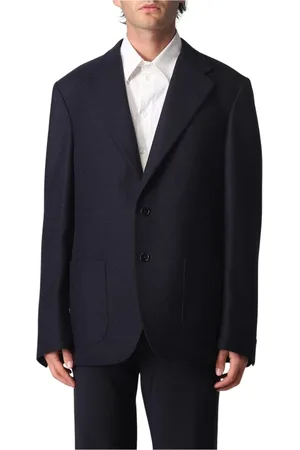 FAY Homme, Vestes, Bleu, Taille: XL Blazer Bleu Moderne pour Homme