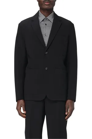 Emporio Armani Homme, Vestes, Noir, Taille: L Blazer Tissé Marine