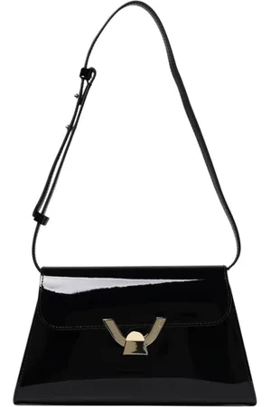 Coccinelle Femme, Sacs, Noir, Taille: ONE Size Élégant Sac Pochette Vin avec Fermoir