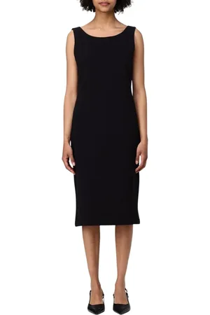 Emporio Armani Femme, Robes, Noir, Taille: 44 FR Robe Bodycon Blanche Élégante