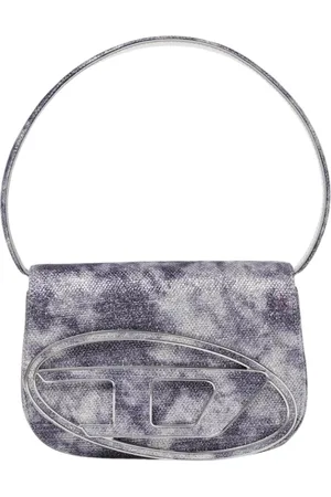 Diesel Femme, Sacs, Bleu, Taille: ONE Size Denim Clutch Top Sac à main