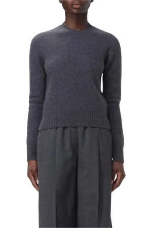 Jil Sander Femme, Pulls, Gris, Taille: 38 FR Pull de luxe à col rond