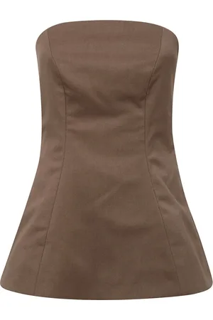 Entire Studios Femme, Tops, Brun, Taille: 42 FR Haut tube évasé sans bretelles
