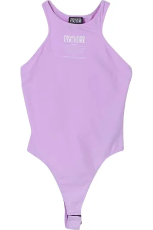 VERSACE Femme, Tops, Violet, Taille: 34 FR Body Sans Manches Violet
