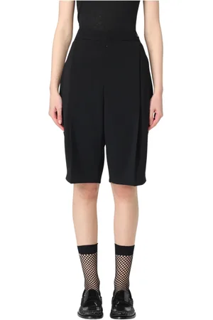 Elisabetta Franchi Femme, Shorts, Noir, Taille: 42 FR Pantalon Élégant pour un Look Chic