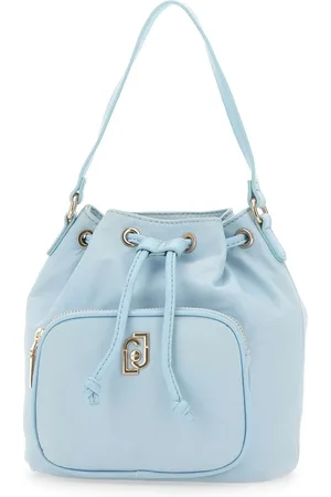 Liu Jo Femme, Sacs, Bleu, Taille: ONE Size Sac Seau en Nylon Bleu avec Pochette