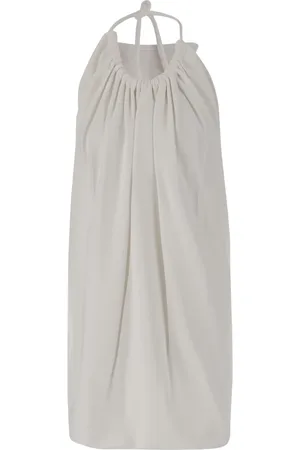 Sportmax Femme, Robes, Blanc, Taille: 38 FR Mini Robe Blanche avec Dos Ouvert