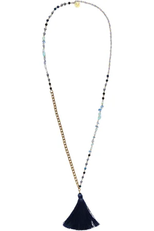 Maliparmi Femme, Accessoires, Bleu, Taille: ONE Size Collier Stones Chain