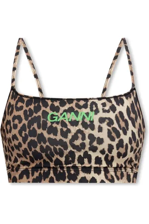 Ganni Femme, Tops, Brun, Taille: 36 FR Sport Top