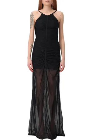 Diesel Femme, Robes, Noir, Taille: 38 FR Robe Longue Noire Élégante