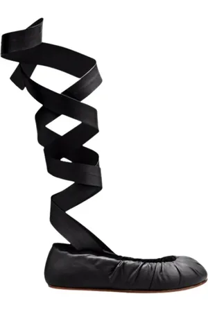 Yume Yume Femme, Chaussures, Noir, Taille: 38 EU Ballerines en cuir végétalien