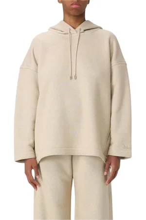 Max Mara Femme, Sweatshirts et sweats à capuche, , Taille: 44 FR Pull à Capuche en Tricot