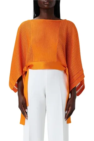 Alberta Ferretti Femme, Pulls, , Taille: 38 FR Pull à Col Roulé Vibrant