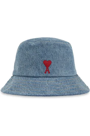 Ami Unisex, Accessoires, Bleu, Taille: L Chapeau en denim