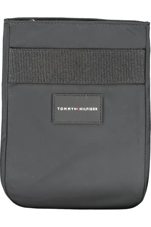 Tommy Hilfiger Homme, Sacs, Noir, Taille: ONE Size Sac Bandoulière Noir avec Fermeture Éclair