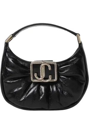 Jimmy Choo Femme, Sacs, Noir, Taille: ONE Size Sac Mini en Cuir Plissé
