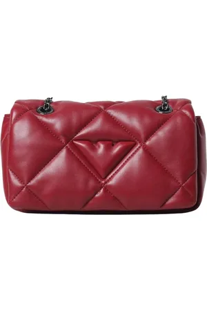 Emporio Armani Femme, Sacs, Rouge, Taille: ONE Size Sac Bandoulière Matelassé Rouge