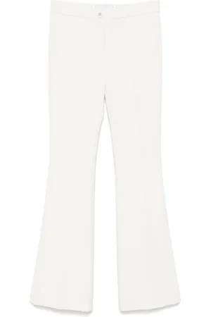 Blugirl Femme, Pantalons, Blanc, Taille: 38 FR Pantalon Blanc avec Fermeture à Bouton