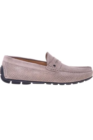 BALDININI Homme, Chaussures, , Taille: 45 EU perforated leather loafer