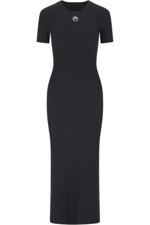 Marine Serre Femme, Robes, Noir, Taille: 40 FR Robe Loungeoires pour femmes