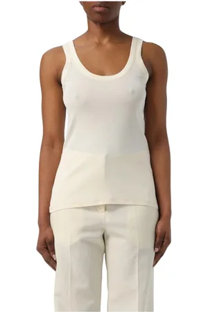 LEMAIRE Femme, Tops, , Taille: 40 FR Débardeur côtelé noir