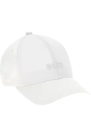HUGO BOSS Homme, Accessoires, Blanc, Taille: ONE Size Casquette de Baseball Beige avec Logo Accessoire Élégant