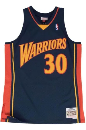 Mitchell & Ness Homme, Sport, Bleu, Taille: 2XL Maillot Swingman Golden State Warriors Curry